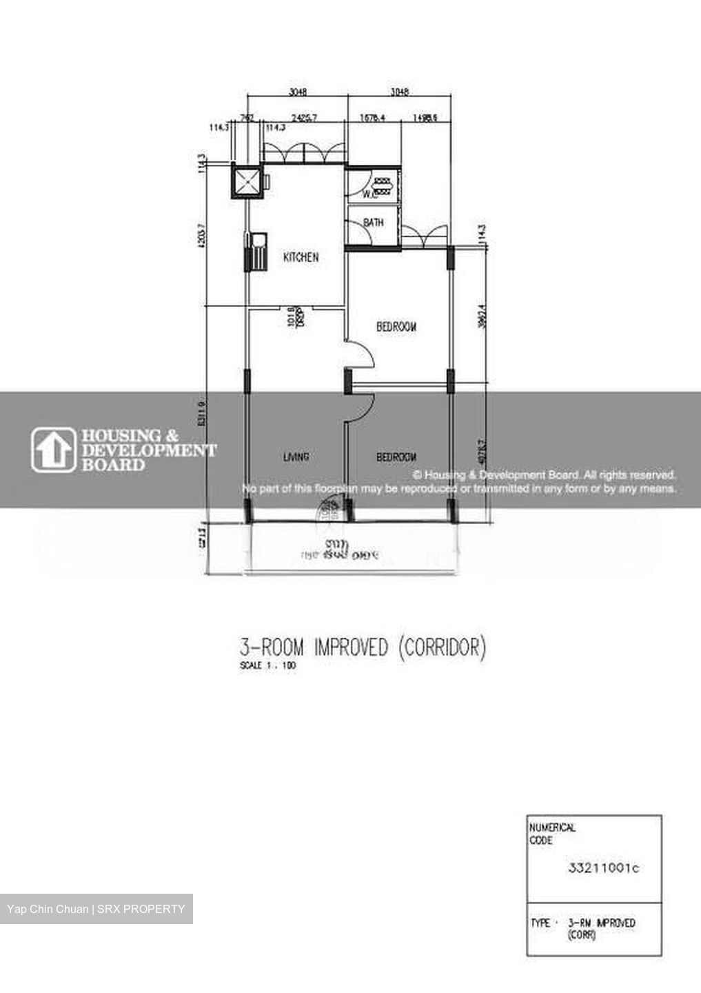Blk 76 Bedok North Road (Bedok), HDB 3 Rooms #558734641